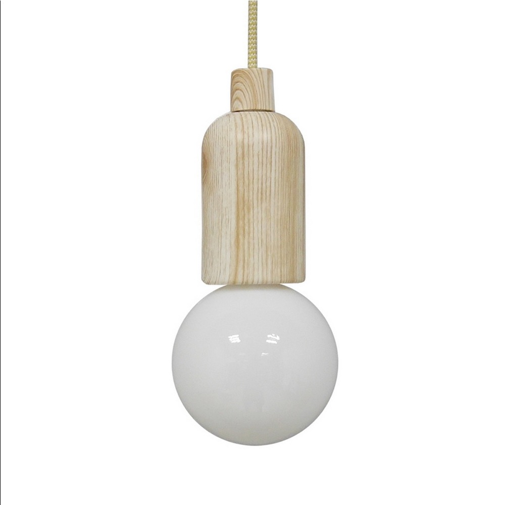 NEW Minimal Wood LED Pendant Light